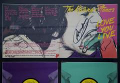 Andy Warhol Cover album by the Rolling Ston created by Andy Warhol With authentic signature - 981499