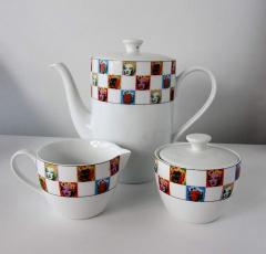 Andy Warhol Extensive Set of 67 Pieces of Andy Warhol Some Like It Hot Marilyn Dinnerware - 4654817