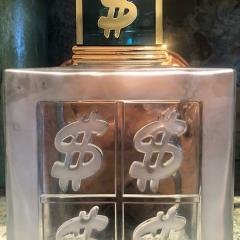 Andy Warhol Lalique Style Glass Decanters Display Bottle Signed Andy Warhol - 4604888