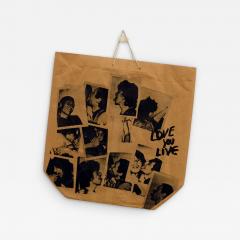 Andy Warhol Promotional paper shopping bag for The Rolling Stones 1977 LP Love You Live  - 2613412