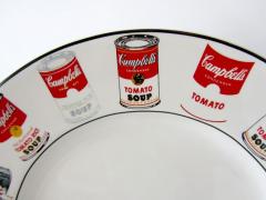 Andy Warhol Set of 24 Place Settings Andy Warhol White Campbells Soup Dinnerware - 4644616