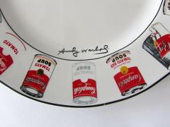 Andy Warhol Set of 24 Place Settings Andy Warhol White Campbells Soup Dinnerware - 4644617
