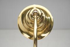 Aneta Belysning AB Jan Wickelgren Curved Brass Table Lamp for Aneta Belysning AB Sweden 1970s - 3142726