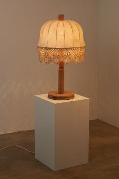 Aneta Belysning AB Scandinavian Pine and Textile Table Lamp - 4505219