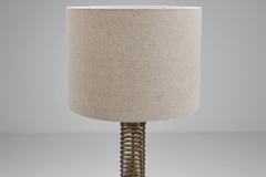 Aneta Belysning AB Swedish Brass Spiral Table Lamp by Aneta Sweden ca 1950s - 4691905