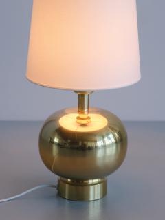 Aneta Belysning AB Swedish Modern Brass Table Lamp by Aneta Belysning V xj Sweden 1970s - 3346921