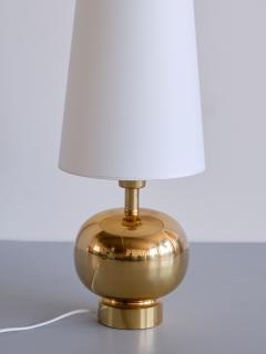 Aneta Belysning AB Swedish Modern Brass Table Lamp by Aneta Belysning V xj Sweden 1970s - 3346922