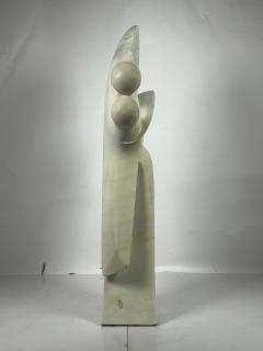 Angel Kiss Life Size Granite Sculpture - 3149195