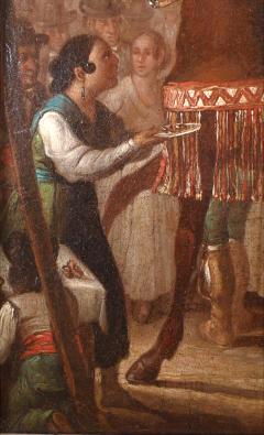 Angel Maria Cortellini Ofreciendo una copa - 4410654