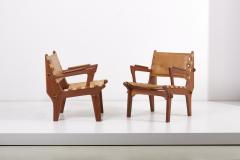 Angel Pazmino Pair of Lounge Chairs Cotacachi by Angel I Pazmino for Muebles de Estilo - 1460476