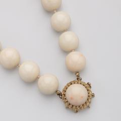 Angel Skin Coral Graduated Beaded Newcklace 14 5mm 18mm - 4478406