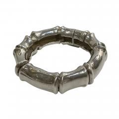 Angela Cummings Tiffany Co Designer Angela Cummings Sterling Silver Bamboo Motif Bracelet - 3076455