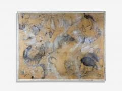 Angelina Nasso Modern Framed Abstract Large Oil on Canvas USA 1998 - 4403796