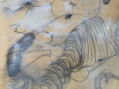 Angelina Nasso Modern Framed Abstract Large Oil on Canvas USA 1998 - 4403800