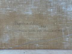 Angelina Nasso Modern Framed Abstract Large Oil on Canvas USA 1998 - 4403806