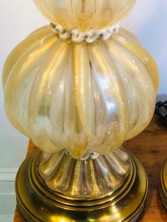 Angelo Barovier Pair of Amazing Barovier Murano Lamps - 956056