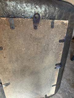 Angelo Bragalini Hammered Nickel Plated Copper Mirror by Angelo Bragalini Italy 1960 - 4540975