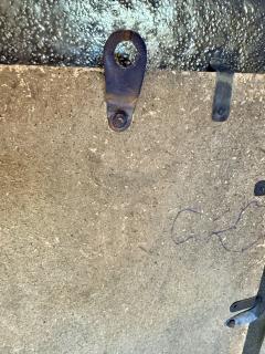 Angelo Bragalini Hammered Nickel Plated Copper Mirror by Angelo Bragalini Italy 1960 - 4540976