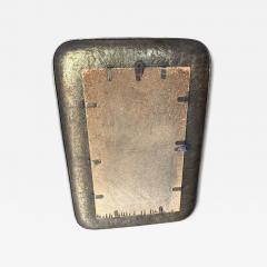 Angelo Bragalini Hammered Nickel Plated Copper Mirror by Angelo Bragalini Italy 1960 - 4545339