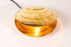 Angelo Brotto 1960s Brass Clamshell Table Lamp by Angelo Brotto - 671913