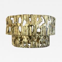 Angelo Brotto 2 Fasce Cast Brass Wall Light by Esperia - 398262