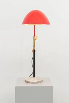 Angelo Brotto Angelo Brotto 5023 Table Lamp in Marble Metal and Brass for Esperia 1950s - 3247671