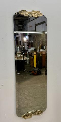 Angelo Brotto Angelo Brotto Gilt Metal Wall Mirror 1970s - 4486500