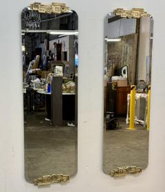 Angelo Brotto Angelo Brotto Gilt Metal Wall Mirror 1970s - 4486502