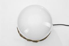 Angelo Brotto Angelo Brotto Natalia Brass and Glass Table Lamp for Esperia Italy 1970s - 4105267