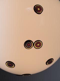 Angelo Brotto Angelo Brotto opaline glass pendant for Esperia Italy - 2909788