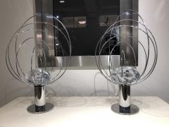 Angelo Brotto Pair of Angelo Brotto Sculptural Table Lamps - 1644000