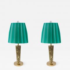 Angelo Brotto Pair of Bronze Table Lamps by Angelo Brotto - 854395