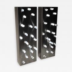 Angelo Brotto Pair of large 1970s wall lights attributed to Angelo Brotto - 915007