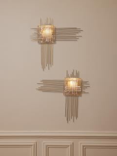 Angelo Brotto Pair of wall lights by Brotto - 2914504