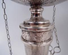 Angelo Giannotti Antique Italian Grand Tour Silver Oil Lamp by Angelo Giannotti C 1830 - 4385983
