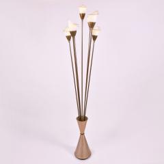 Angelo Lelii Lelli 1950s Italian Calla lilies floor lamp by Angelo Lelii - 1015177