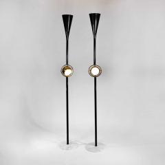 Angelo Lelii Lelli Rare Pair of Polifemo floor lamps - 1147456