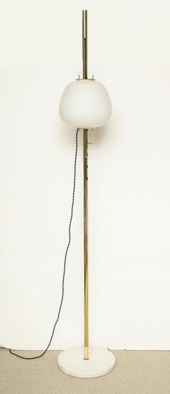 Angelo Lelli Large Floor Lamp with Large Frosted Glass Dome - 574184