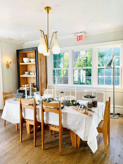 Angelo Lelli Lelii 1950S ANGELO LELII 3 ARM CEILING LIGHT - 3014296