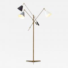 Angelo Lelli Lelii Angelo Lelii Floor Lamp mod 12128 Triennale for Arredoluce 50s - 3053162