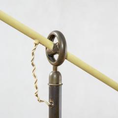 Angelo Lelli Lelii Angelo Lelii Floor Lamp with Green Marble Base for Arredoluce 50s - 3221440
