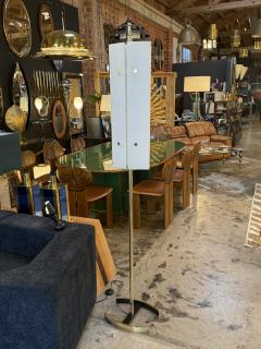Angelo Lelli Lelii Angelo Lelii Opaline Glass floor Lamp Italy 1950 - 4268118