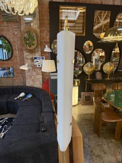 Angelo Lelli Lelii Angelo Lelii Opaline Glass floor Lamp Italy 1950 - 4268128