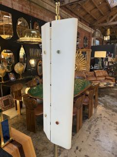 Angelo Lelli Lelii Angelo Lelii Opaline Glass floor Lamp Italy 1950 - 4268130