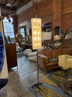 Angelo Lelli Lelii Angelo Lelii Opaline Glass floor Lamp Italy 1950 - 4749436