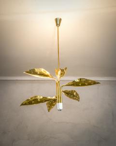 Angelo Lelli Lelii Angelo Lelii Pendant Lamp Model 12369 Brass Lacquered Metal 1951 - 4621016