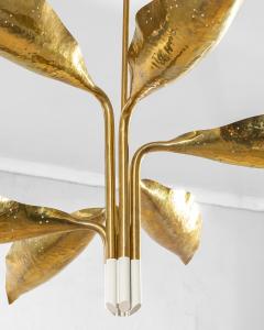 Angelo Lelli Lelii Angelo Lelii Pendant Lamp Model 12369 Brass Lacquered Metal 1951 - 4621017