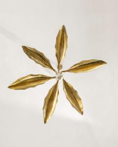 Angelo Lelli Lelii Angelo Lelii Pendant Lamp Model 12369 Brass Lacquered Metal 1951 - 4621018