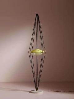 Angelo Lelli Lelii Angelo Lelii Siluro floor lamp by Arredoluce Italy 1950s - 4002359