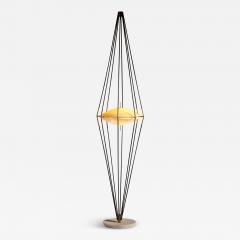 Angelo Lelli Lelii Angelo Lelii Siluro floor lamp by Arredoluce Italy 1950s - 4004073